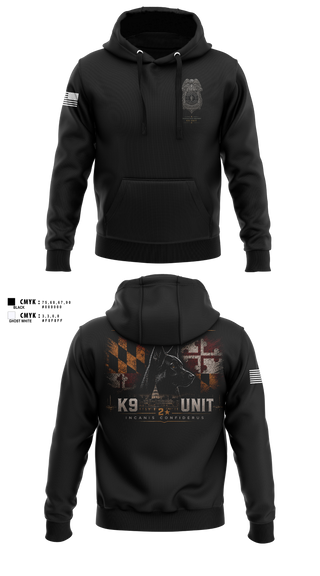Hoodie, Annapolis Police K9 Unit, Police, Teamtime, Team time, sublimation, custom sports apparel, team uniforms, spirit wear, spiritwear, sports uniforms, custom shirts, team store, custom team store, fundraiser sports, apparel fundraiser