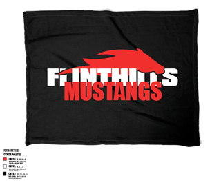 Blanket, FLINTHILLS MUSTANGS, , Teamtime, Team time, sublimation, custom sports apparel, team uniforms, spirit wear, spiritwear, sports uniforms, custom shirts, team store, custom team store, fundraiser sports, apparel fundraiser
