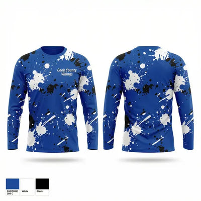Cook County Vikings 20533117 Long Sleeve Performance Shirt 2