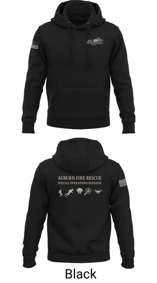 Hoodie, Auburn fire, Fire Department, Teamtime, Team time, sublimation, custom sports apparel, team uniforms, spirit wear, spiritwear, sports uniforms, custom shirts, team store, custom team store, fundraiser sports, apparel fundraiser