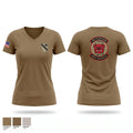 1-299 cav Women's Short Sleeve V-neck Shirt - 1