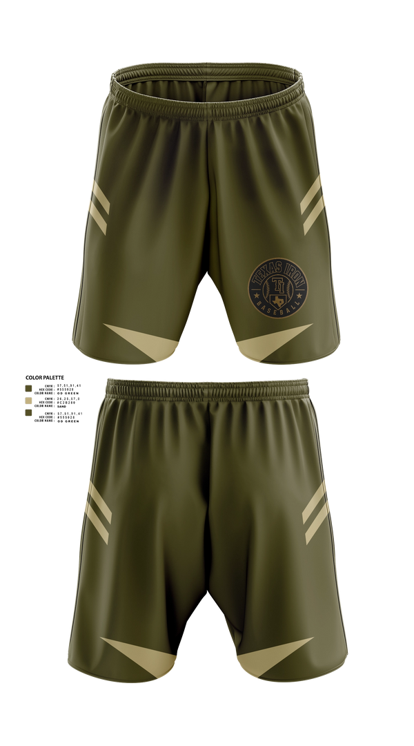 Athletic Shorts With Pockets, Texas Iron Baseball, Baseball, Teamtime, Team time, sublimation, custom sports apparel, team uniforms, spirit wear, spiritwear, sports uniforms, custom shirts, team store, custom team store, fundraiser sports, apparel fundraiser