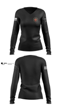 1-171 MEDEVAC Women's Long Sleeve V-neck Shirt - 3