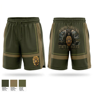 Athletic Shorts With Pockets, NC DNCR State Ranger, Police, Teamtime, Team time, sublimation, custom sports apparel, team uniforms, spirit wear, spiritwear, sports uniforms, custom shirts, team store, custom team store, fundraiser sports, apparel fundraiser