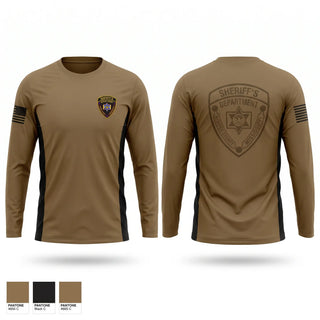Long Sleeve Performance Shirt, Kemper County Sheriff’s Office, Police, Teamtime, Team time, sublimation, custom sports apparel, team uniforms, spirit wear, spiritwear, sports uniforms, custom shirts, team store, custom team store, fundraiser sports, apparel fundraiser