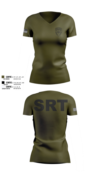Womens Short Sleeve Vneck Shirt, Southern Maine Special Response Team, Police, Teamtime, Team time, sublimation, custom sports apparel, team uniforms, spirit wear, spiritwear, sports uniforms, custom shirts, team store, custom team store, fundraiser sports, apparel fundraiser