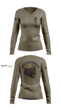 1136th MP Co 54858504 Women's Long Sleeve V-neck Shirt - 6