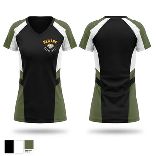 Womens Short Sleeve Vneck Shirt, Newark Memorial High School, Men's Basketball, Teamtime, Team time, sublimation, custom sports apparel, team uniforms, spirit wear, spiritwear, sports uniforms, custom shirts, team store, custom team store, fundraiser sports, apparel fundraiser