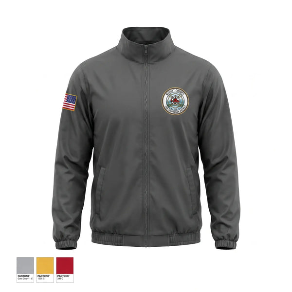 Windbreaker, Blount County Fire Protection District, Fire Department, Teamtime, Team time, sublimation, custom sports apparel, team uniforms, spirit wear, spiritwear, sports uniforms, custom shirts, team store, custom team store, fundraiser sports, apparel fundraiser