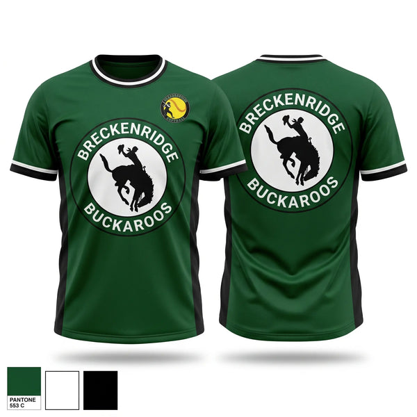 Soft Poly Tee Cotton Like Feel, Breckenridge Lady Buckaroos, Softball, Teamtime, Team time, sublimation, custom sports apparel, team uniforms, spirit wear, spiritwear, sports uniforms, custom shirts, team store, custom team store, fundraiser sports, apparel fundraiser