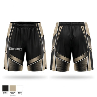 Mens Soccer Shorts, Executioners, Men's Soccer, Teamtime, Team time, sublimation, custom sports apparel, team uniforms, spirit wear, spiritwear, sports uniforms, custom shirts, team store, custom team store, fundraiser sports, apparel fundraiser