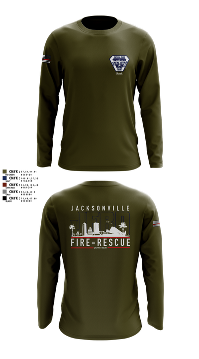 JFRD Critical Care Team 81495664 Long Sleeve Performance Shirt 5