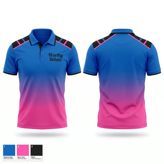 Short Sleeve Performance Polo, Worthy Rebels, Softball, Teamtime, Team time, sublimation, custom sports apparel, team uniforms, spirit wear, spiritwear, sports uniforms, custom shirts, team store, custom team store, fundraiser sports, apparel fundraiser
