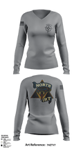 NIRT 4083324 Women's Long Sleeve V-neck Shirt - 25