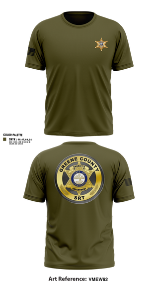 Short Sleeve Performance Shirt, Greene County Sheriff, Police, Teamtime, Team time, sublimation, custom sports apparel, team uniforms, spirit wear, spiritwear, sports uniforms, custom shirts, team store, custom team store, fundraiser sports, apparel fundraiser