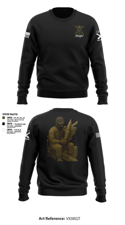 Hateful Hotel 2nd Plt 51321648 Crew Neck Sweatshirt - 3