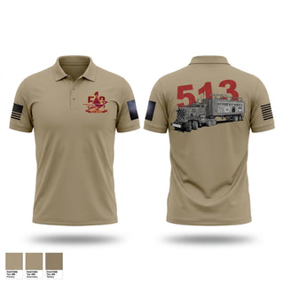 Short Sleeve Performance Polo, 513th Transportation Company, Army, Teamtime, Team time, sublimation, custom sports apparel, team uniforms, spirit wear, spiritwear, sports uniforms, custom shirts, team store, custom team store, fundraiser sports, apparel fundraiser