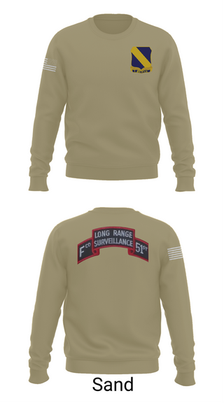 Crew Neck Sweatshirt, Fco 51st infantry LRSU, , Teamtime, Team time, sublimation, custom sports apparel, team uniforms, spirit wear, spiritwear, sports uniforms, custom shirts, team store, custom team store, fundraiser sports, apparel fundraiser