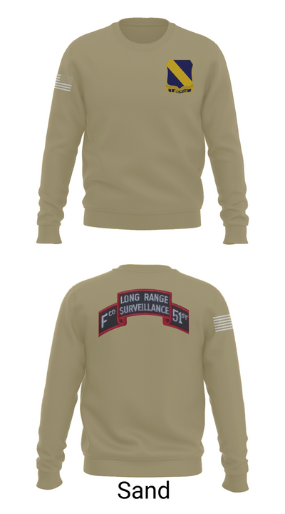 Fco 51st infantry LRSU 81538423 Crew Neck Sweatshirt - 85