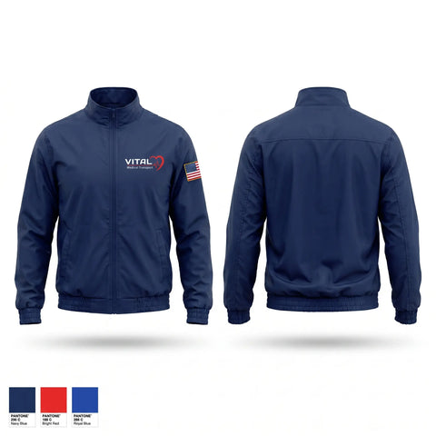 Windbreaker, Vital Medical, EMS/EMT, Teamtime, Team time, sublimation, custom sports apparel, team uniforms, spirit wear, spiritwear, sports uniforms, custom shirts, team store, custom team store, fundraiser sports, apparel fundraiser