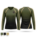 LAWAKUA 24923743 Women's Long Sleeve V-neck Shirt - 1