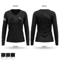 HHC 3SFG Women's Long Sleeve V-neck Shirt - 1