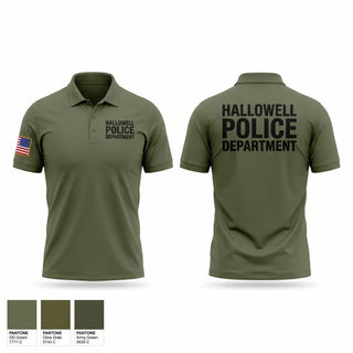 Short Sleeve Performance Polo, Hallowell Police Department, Police, Teamtime, Team time, sublimation, custom sports apparel, team uniforms, spirit wear, spiritwear, sports uniforms, custom shirts, team store, custom team store, fundraiser sports, apparel fundraiser