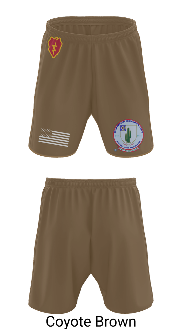 Athletic Shorts With Pockets, 2-35 Infantry Batallion, , Teamtime, Team time, sublimation, custom sports apparel, team uniforms, spirit wear, spiritwear, sports uniforms, custom shirts, team store, custom team store, fundraiser sports, apparel fundraiser