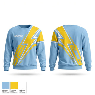 Crew Neck Sweatshirt, Sparks, Softball, Teamtime, Team time, sublimation, custom sports apparel, team uniforms, spirit wear, spiritwear, sports uniforms, custom shirts, team store, custom team store, fundraiser sports, apparel fundraiser