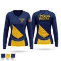 Blue Angles Squadron Women's Long Sleeve V-neck Shirt - 1