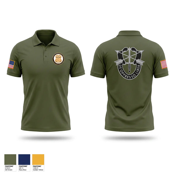 Short Sleeve Performance Polo, 3/20th Special Forces Group, Army, Teamtime, Team time, sublimation, custom sports apparel, team uniforms, spirit wear, spiritwear, sports uniforms, custom shirts, team store, custom team store, fundraiser sports, apparel fundraiser