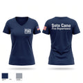 Soto Cano Fire Department Women's Short Sleeve V-neck Shirt - 1