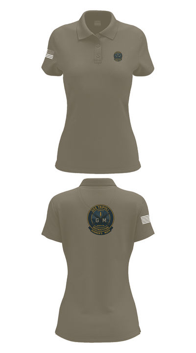 USS TRIPOLI 21275636 Women's Short Sleeve Performance Polo  - 71