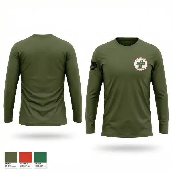 Long Sleeve Performance Shirt, Roane County Rescue Squad, EMS/EMT, Teamtime, Team time, sublimation, custom sports apparel, team uniforms, spirit wear, spiritwear, sports uniforms, custom shirts, team store, custom team store, fundraiser sports, apparel fundraiser