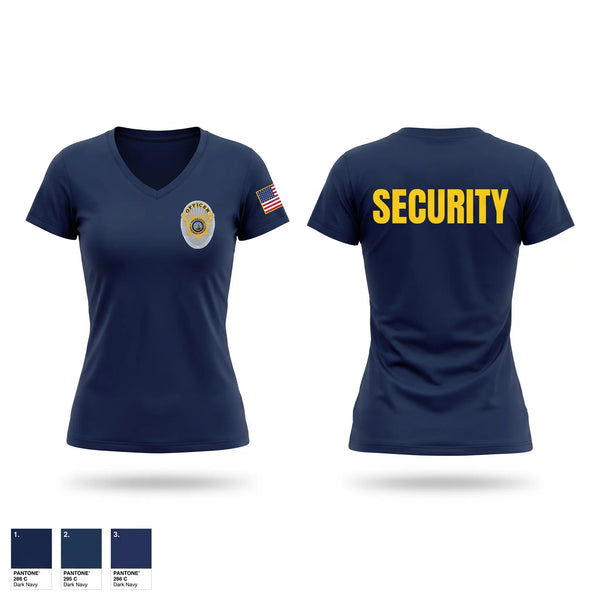 Womens Short Sleeve Vneck Shirt, Santa Clara County Sheriff's Protective Services, Police, Teamtime, Team time, sublimation, custom sports apparel, team uniforms, spirit wear, spiritwear, sports uniforms, custom shirts, team store, custom team store, fundraiser sports, apparel fundraiser