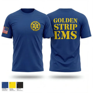Old School Cotton Feel Shirt, Golden Strip Career Center, EMS/EMT, Teamtime, Team time, sublimation, custom sports apparel, team uniforms, spirit wear, spiritwear, sports uniforms, custom shirts, team store, custom team store, fundraiser sports, apparel fundraiser