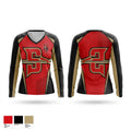 Grove City Spartans Women's Long Sleeve V-neck Shirt - 1