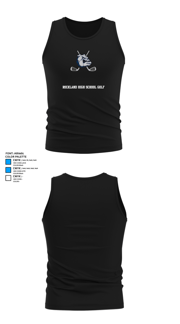 Tank Top, Rockland High School Golf, Golf, Teamtime, Team time, sublimation, custom sports apparel, team uniforms, spirit wear, spiritwear, sports uniforms, custom shirts, team store, custom team store, fundraiser sports, apparel fundraiser