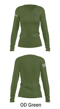 RS HOUSTON 85631959 Women's Long Sleeve V-neck Shirt - 57