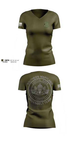 Womens Short Sleeve Vneck Shirt, Forest Heights Police, Police, Teamtime, Team time, sublimation, custom sports apparel, team uniforms, spirit wear, spiritwear, sports uniforms, custom shirts, team store, custom team store, fundraiser sports, apparel fundraiser