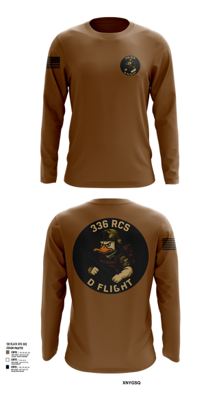 Long Sleeve Performance Shirt, 336 RCS D Flight, , Teamtime, Team time, sublimation, custom sports apparel, team uniforms, spirit wear, spiritwear, sports uniforms, custom shirts, team store, custom team store, fundraiser sports, apparel fundraiser