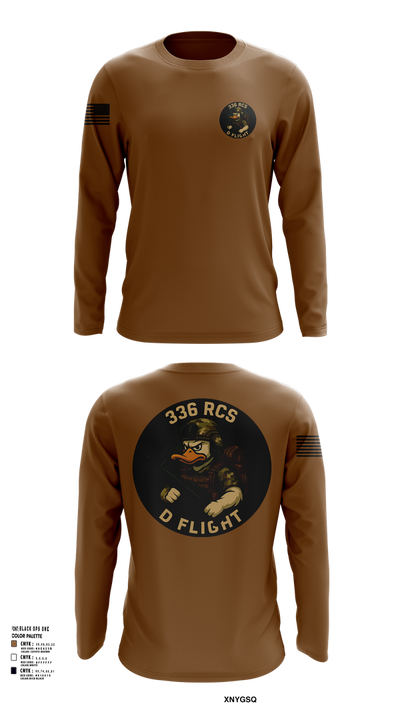 336 RCS D Flight 26202235 Long Sleeve Performance Shirt 101
