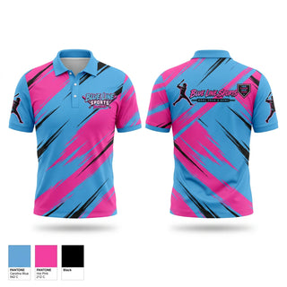 Short Sleeve Performance Polo, BLUE LINE SPORTS, Baseball, Teamtime, Team time, sublimation, custom sports apparel, team uniforms, spirit wear, spiritwear, sports uniforms, custom shirts, team store, custom team store, fundraiser sports, apparel fundraiser
