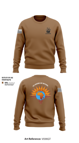 Crew Neck Sweatshirt, TF BATAAN S1, Army, Teamtime, Team time, sublimation, custom sports apparel, team uniforms, spirit wear, spiritwear, sports uniforms, custom shirts, team store, custom team store, fundraiser sports, apparel fundraiser