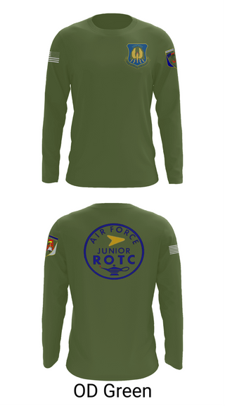 Long Sleeve Performance Shirt, 61st Eagle Squadron, Air Force, Teamtime, Team time, sublimation, custom sports apparel, team uniforms, spirit wear, spiritwear, sports uniforms, custom shirts, team store, custom team store, fundraiser sports, apparel fundraiser