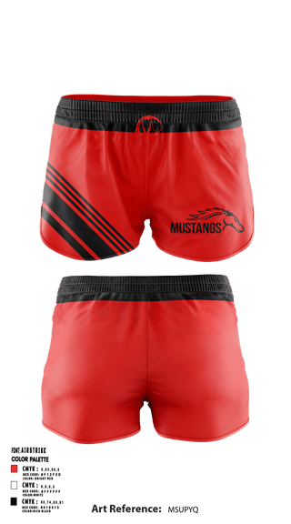 Womens Shorts, FLINTHILLS MUSTANGS, , Teamtime, Team time, sublimation, custom sports apparel, team uniforms, spirit wear, spiritwear, sports uniforms, custom shirts, team store, custom team store, fundraiser sports, apparel fundraiser