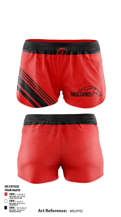 FLINTHILLS MUSTANGS 32615640 Women's Shorts - 10