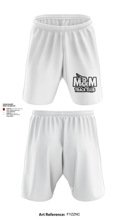 M & M Track Club-Greenville, Texas 27581032 Athletic Shorts With Pockets - 3