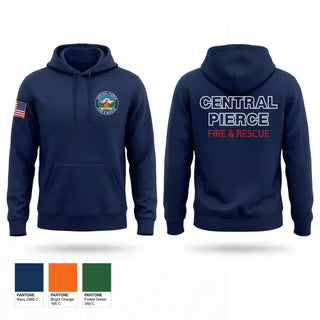 Hoodie, Central Pierce Wildfire, Fire Department, Teamtime, Team time, sublimation, custom sports apparel, team uniforms, spirit wear, spiritwear, sports uniforms, custom shirts, team store, custom team store, fundraiser sports, apparel fundraiser