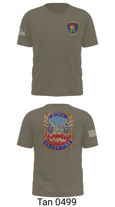 HHC/128th Aviation Brigade 36515709 Old School Cotton Feel Shirt - 70